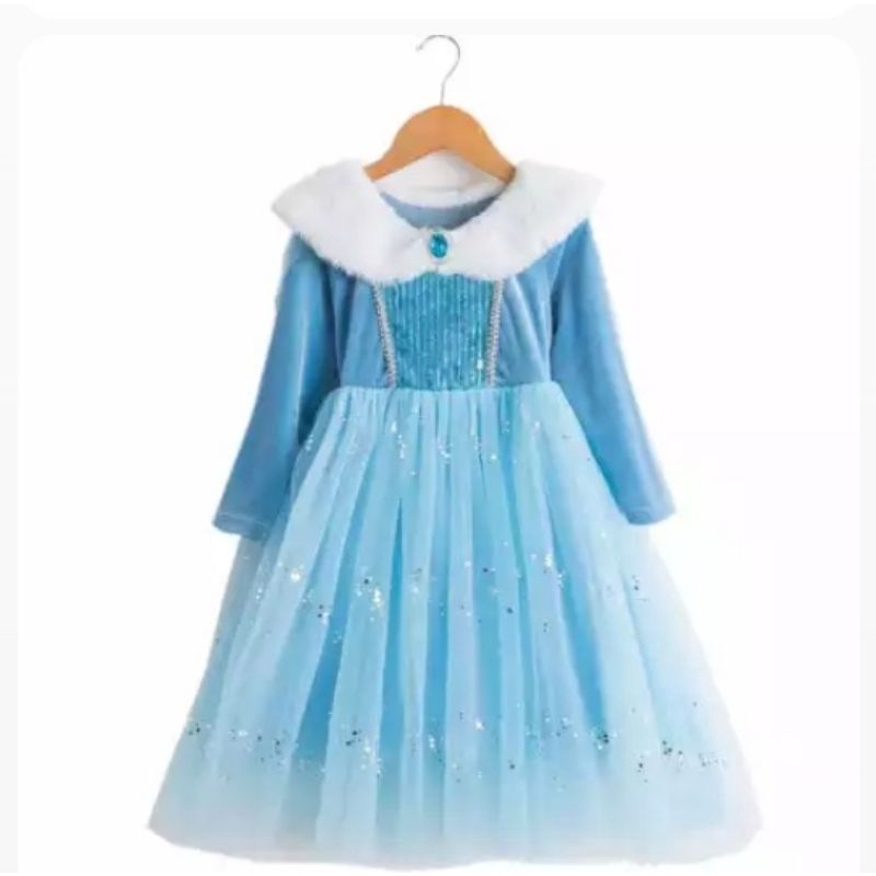 Baju Elsa Snow Frozen2