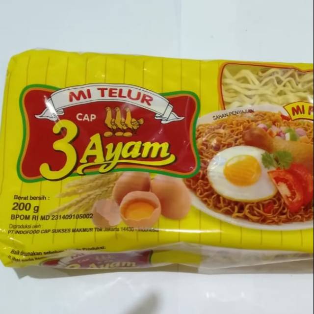 

Mie telur cap 3 ayam