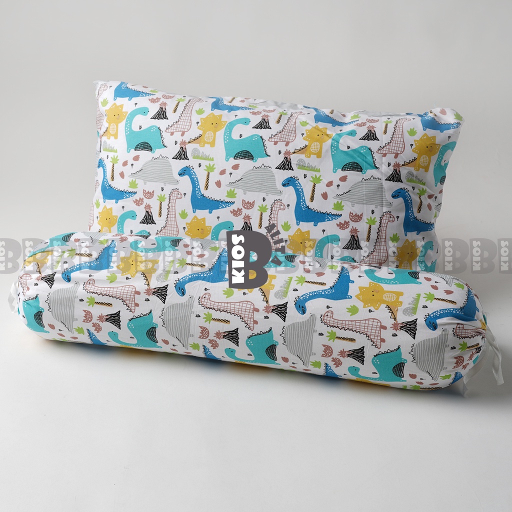 PAKET MURAH BANTAL GULING ANAK BALITA JUNIOR / BANTAL GULING SILIKON PLUS SARUNG BANTAL MOTIF