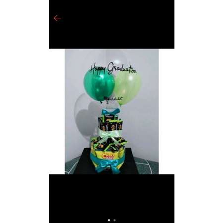 

buket balon snack wisuda graduation