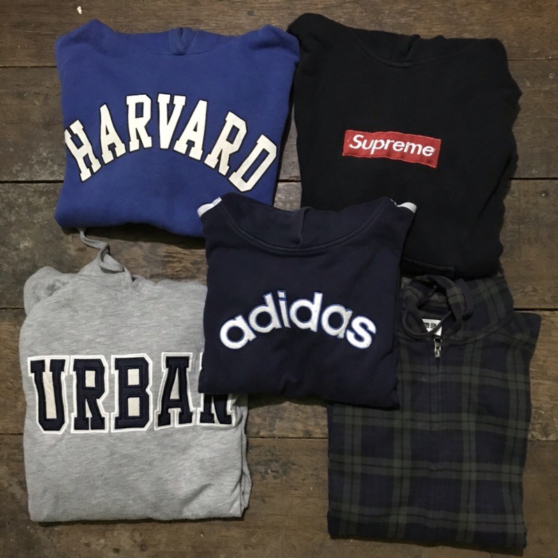 PAKET BORONGAN HOODIE BRANDED