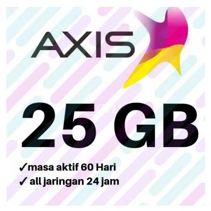VOUCHER INTERNET AXIS BRONET AIGO 25GB 50GB