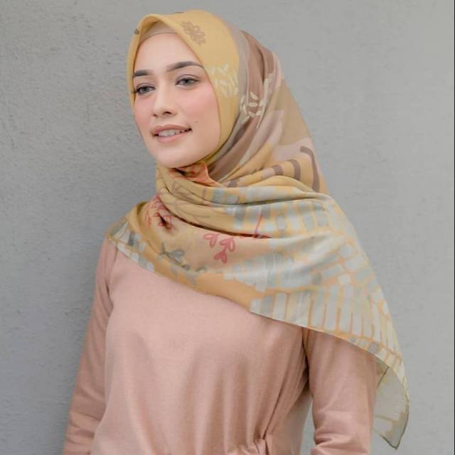 Eisha scarf series mustard louisaluna.id