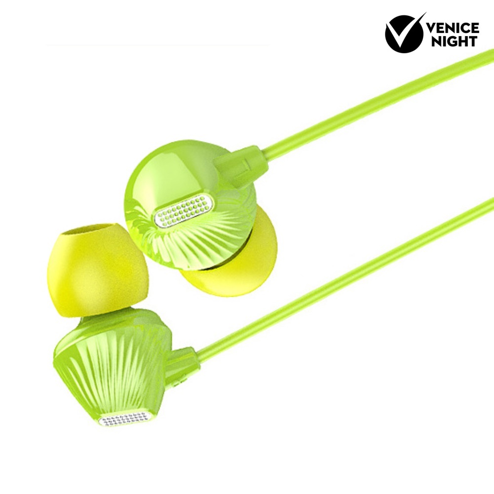 (VNEP) (Berkabel) Earphone In Ear HiFi Bass Dual Moving Coil Dengan Kabel Jack 3.5mm