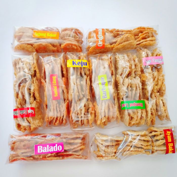 

Keripik tempe Goodfellaz snack All Varian 18 rasa