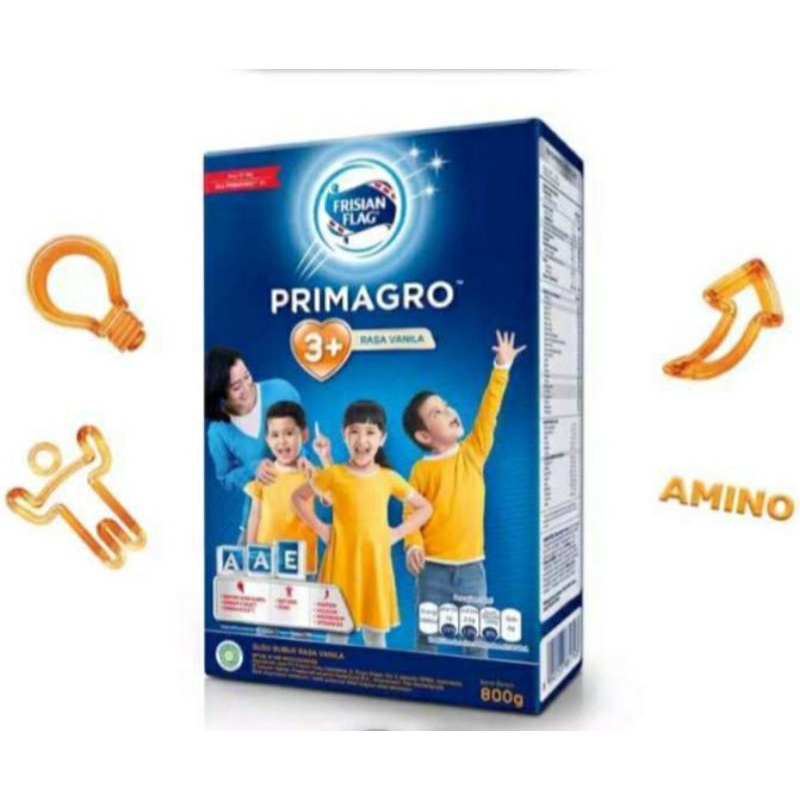 

Susu Bendera Primagro 3+ Vanila 800gram
