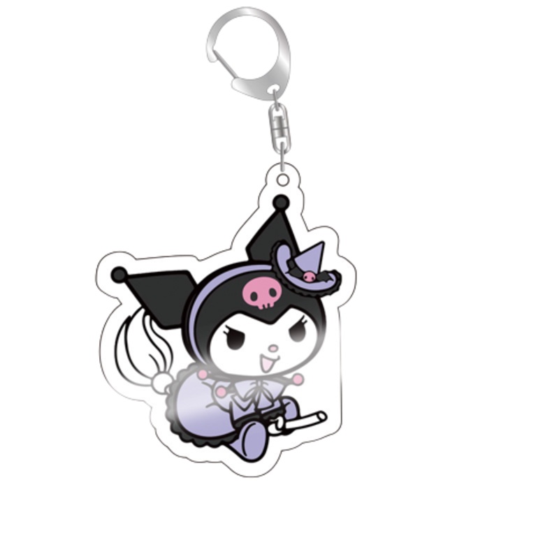 Sanrio Kawaii Kuromi Melody Hello Kitty Keychain Pendant Keyring Sweet Cute Girls Pendant Accessories Hello Kitty Pendant Models Toy