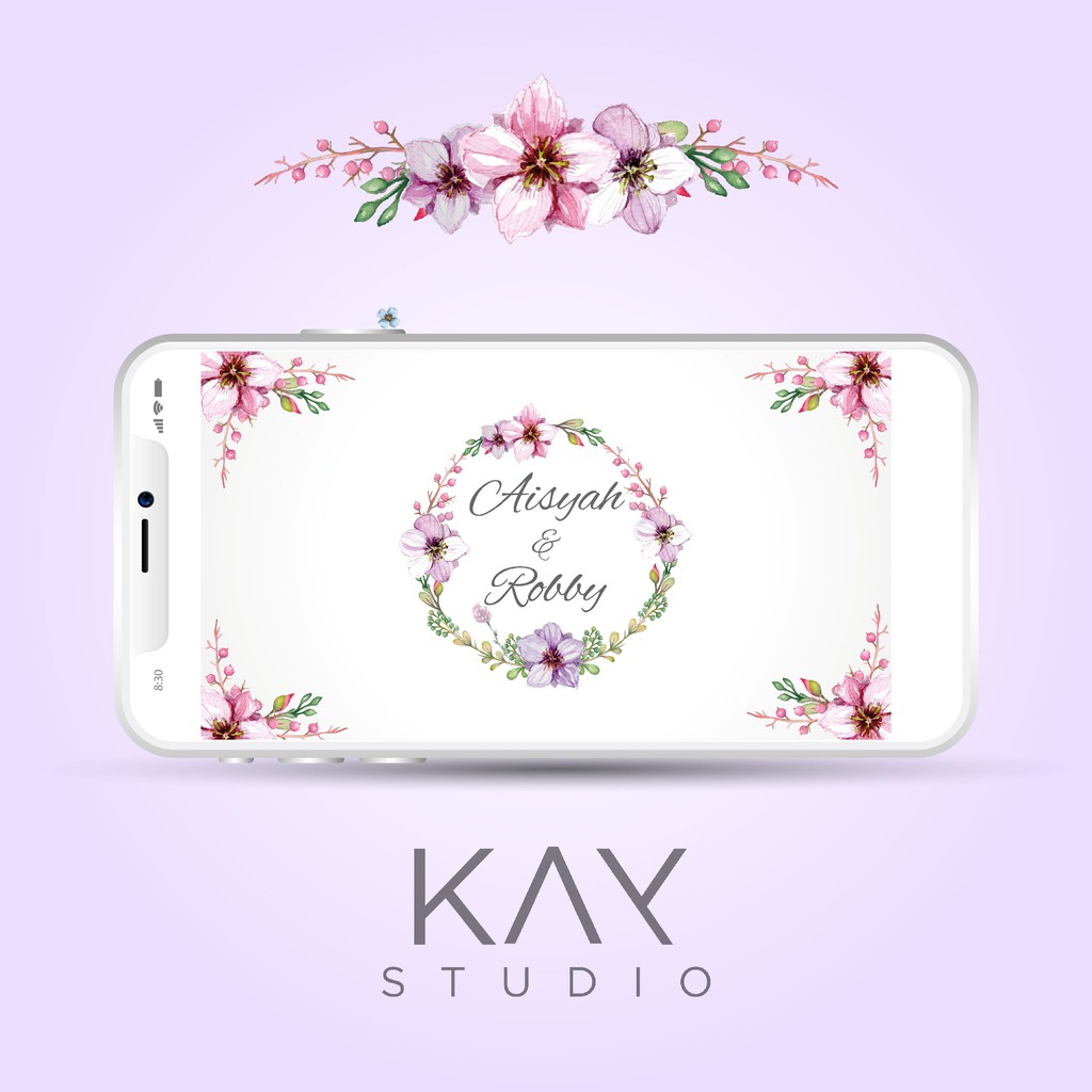 

Video undangan digital | White smooth watercolor