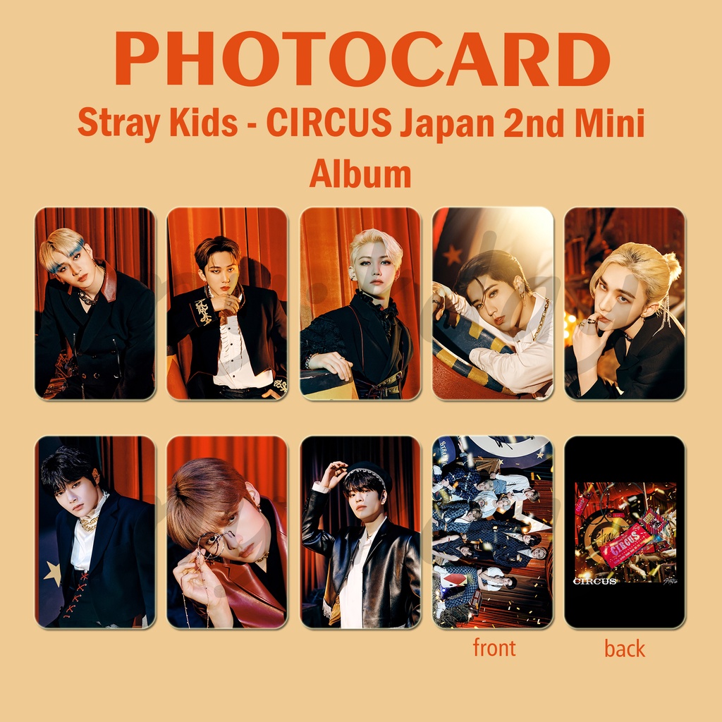 PC-0944, Unofficial Photocard Stray Kids CIRCUS Japan 2nd Mini Album 2 sisi