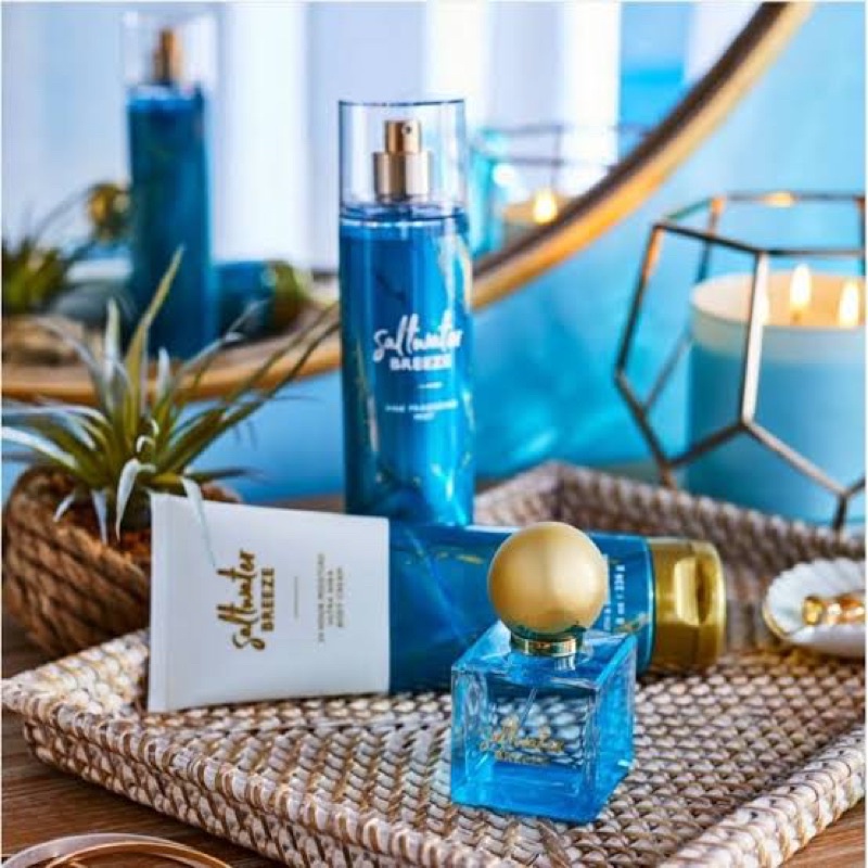 BBW Saltwater Breeze Bath and Body Works Work Salt Water mist lotion shower gel wash edp parfum eau 