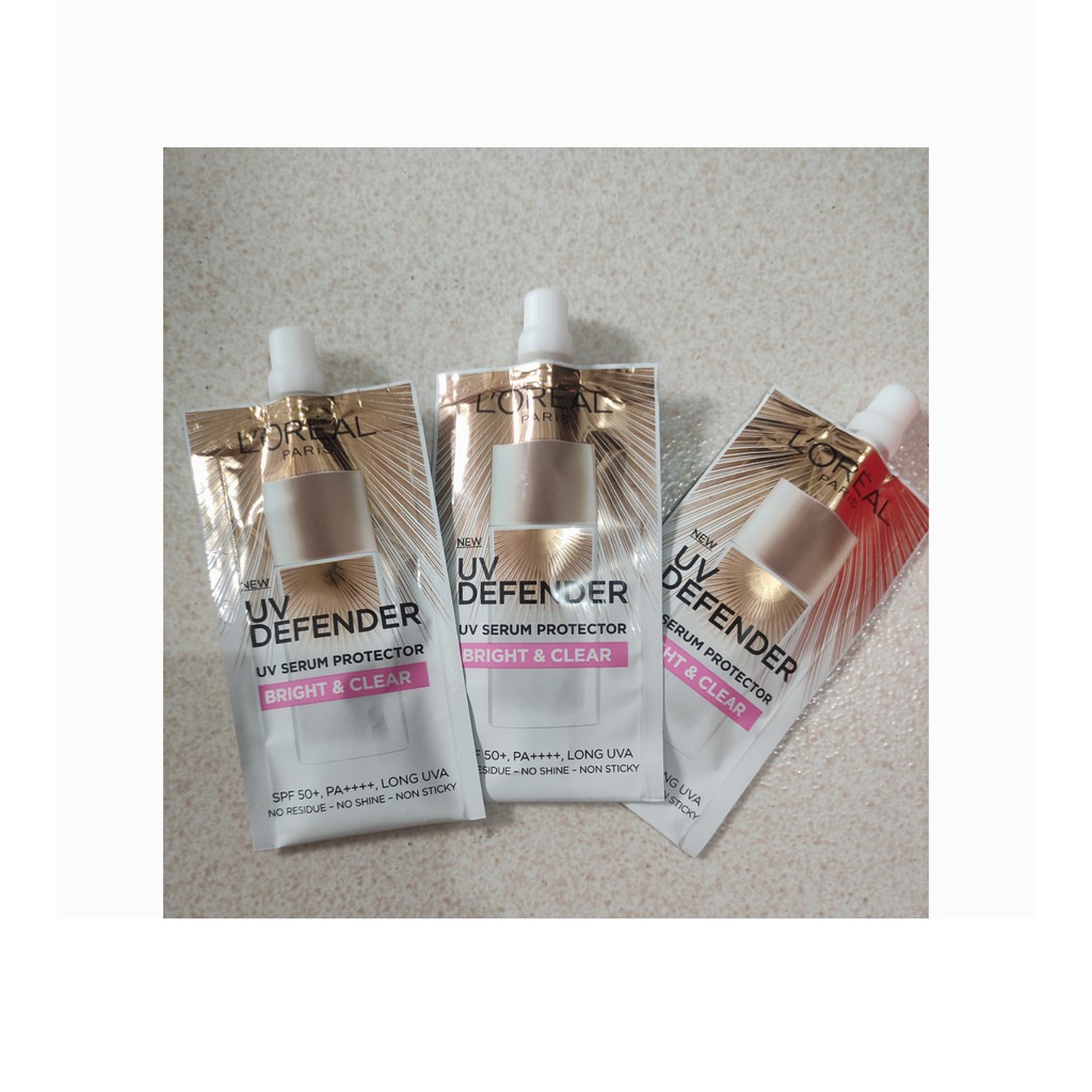 LOREAL PARIS UV DEFENDER SUNSCREEN SACHET