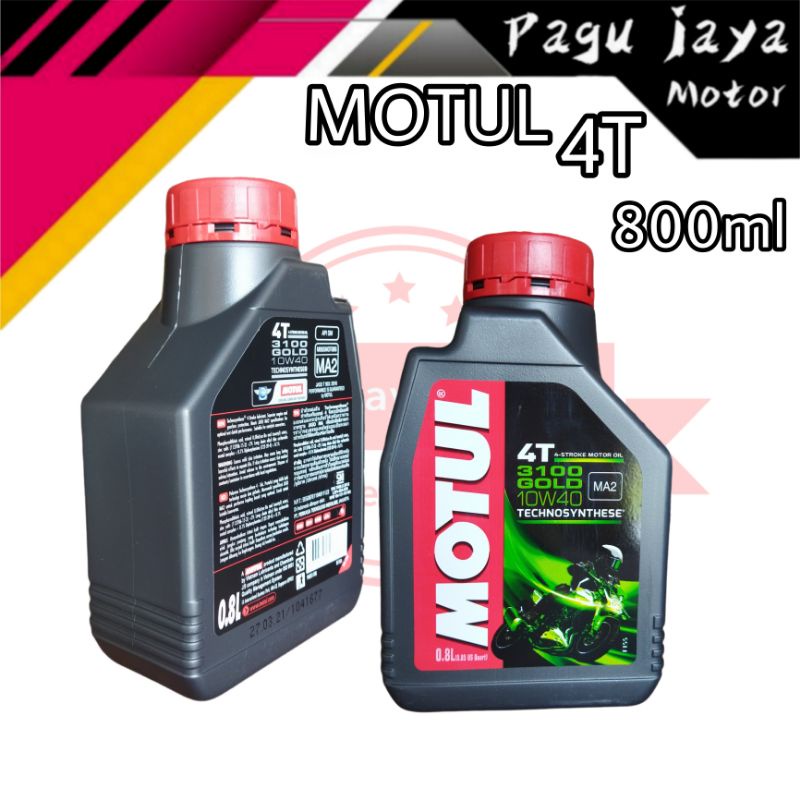 MOTUL GOLD 3100 oli mesin 4T 0,8liter sae 10w40 asli