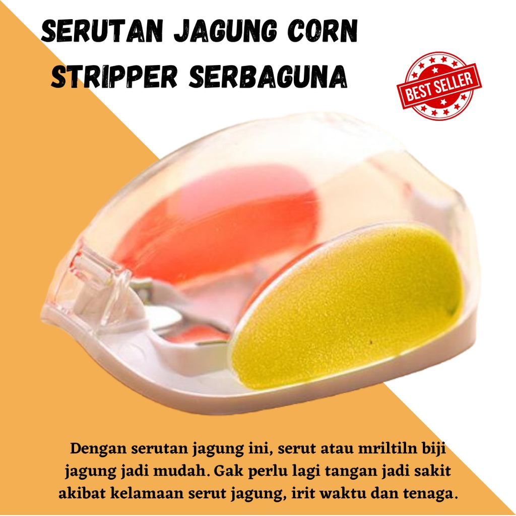 TERLARIS!! Saerbaguna Alat Dapur Cantik Alat Parut Jagung Corn Stripper Pengupas Jagung