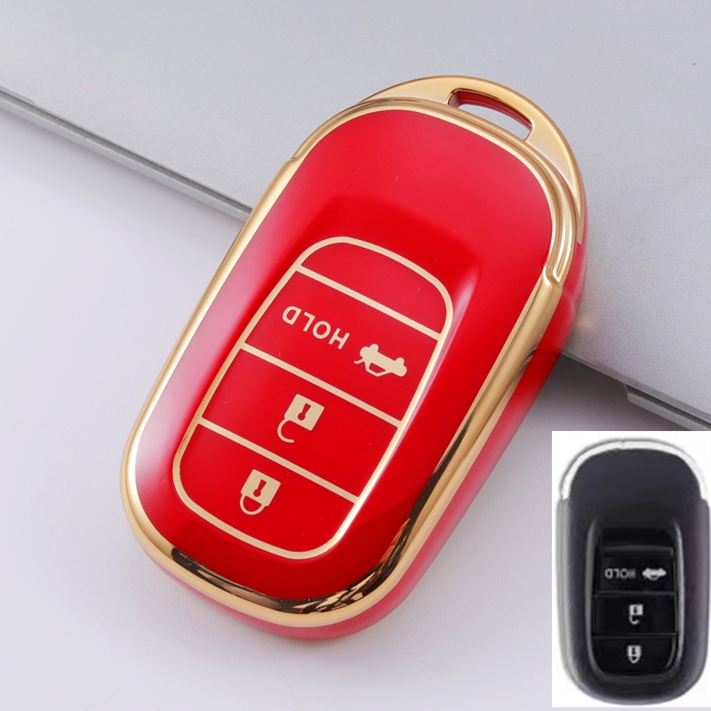 Casing Kunci Mobil Keyless Entry Bahan Silikon Untuk Honda CRV / Accord 2020 / Civic FC 2016-2020