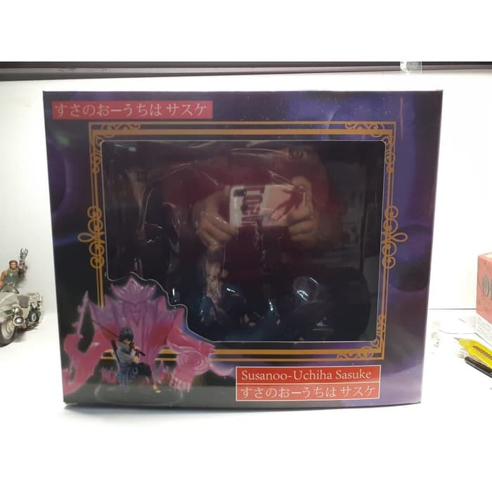 PVC Figure Naruto Shipuuden Movie Sasuke Uchiha and Susanoo NEW MIB