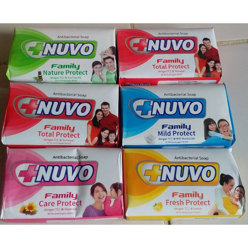 Termurah Sabun Nuvo Antibacterial Soap 76gram