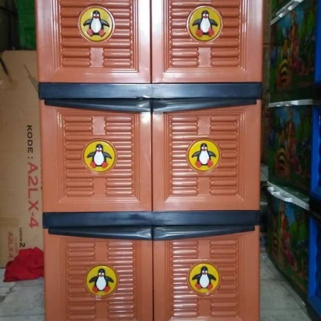 Lemari Plastik Lemari Pakaian JUMBO SUSUN 3