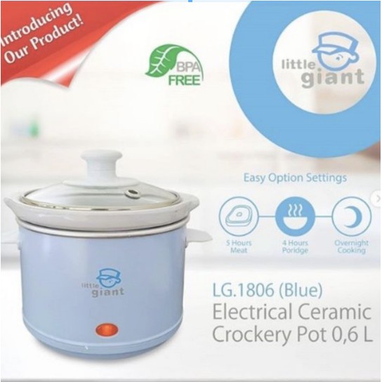 FREE BUBBLE WRAP ! Garansi Resmi 2 Tahun Slow Cooker 1,5 liter Little Giant