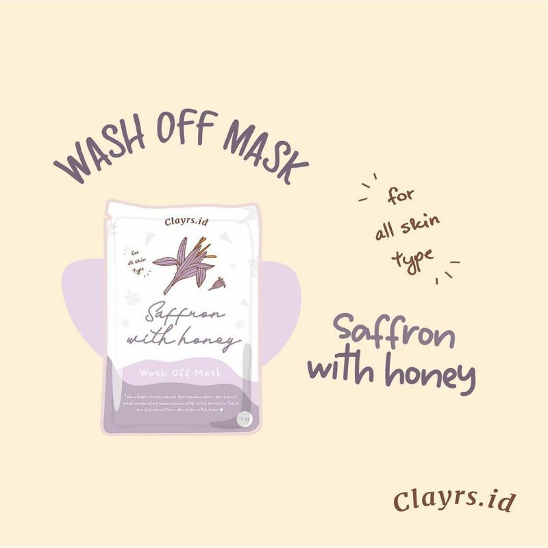 MASKER SAFFRON/MASKER WAJAH