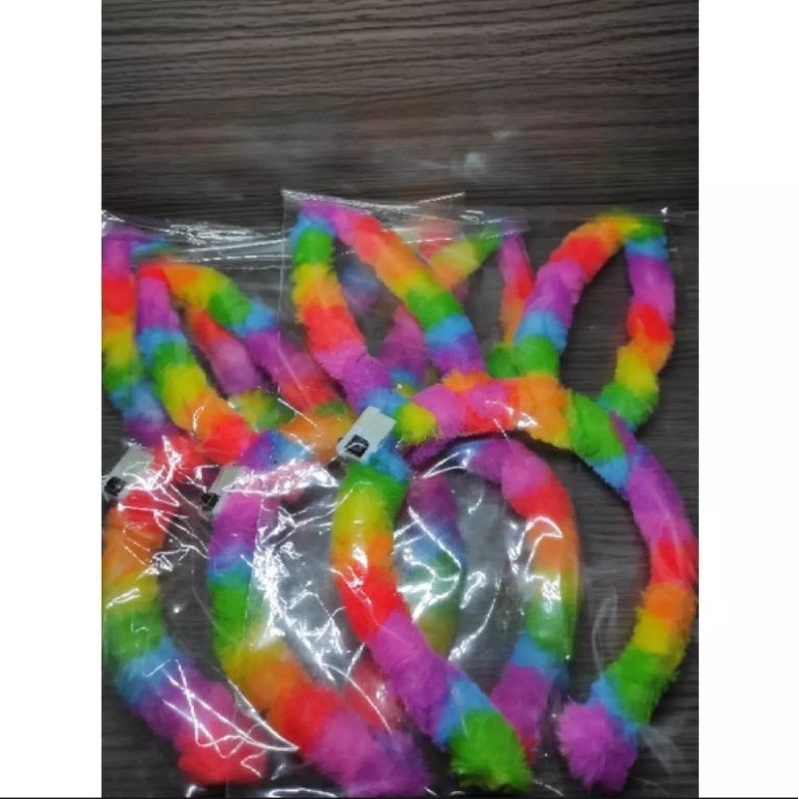 Bando Anak warna menyala / bando anak pelangi menyala