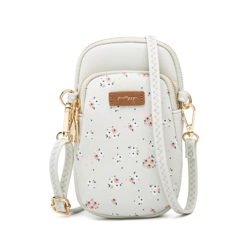 LOVI_ID SUZY - Slingbag Dompet - Tas Hp Mini - Tas Selempang Wanita-Putih