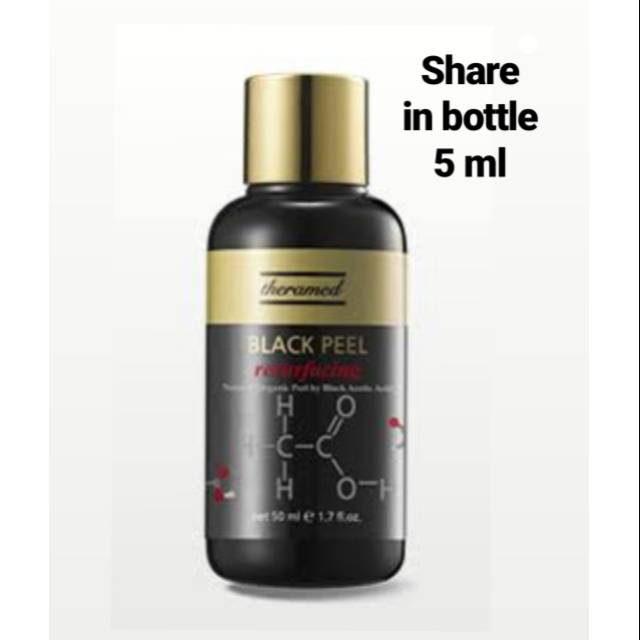 Jual Jual THERADERM BLACK PEEL RESURFACING ORIGINAL peeling wajah kulit jerawat, bopeng, bekas jerawat | Shopee Indonesia