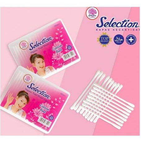 ^ KYRA ^ Selection Cotton Bud Stik Ulir - Higienis tidak mudah Lepas - Kualitas Bagus