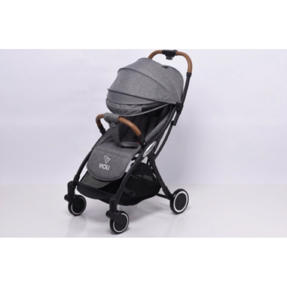 Violi Baby Stroller Auto Fold Kereta Dorong Bayi - Grey