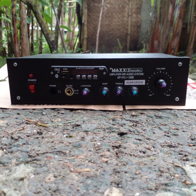 Rakitan Power Amplifier 10A Bluetooth, Mic,Dan Subwoofer
