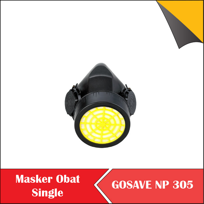 CHEMICAL RESPIRATOR MASKER OBAT KIMIA SINGLE HALF MASK NP305