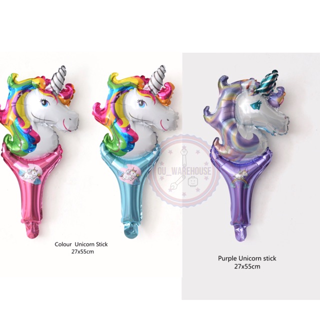 Balon UNICORN / balon pentung unicorn / balon foil unicorn / foil pentungan UNICORN / balon PONY