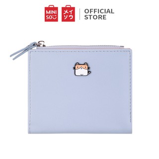 MINISO Dompet Wanita Pendek Zipper Wallet Simple Motif 