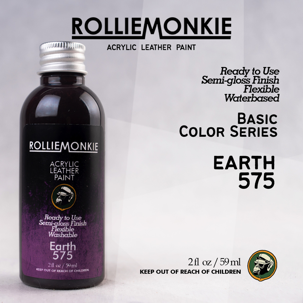

Rolliemonkie Cat Acrylic Leather Paint - Earth, not angelus