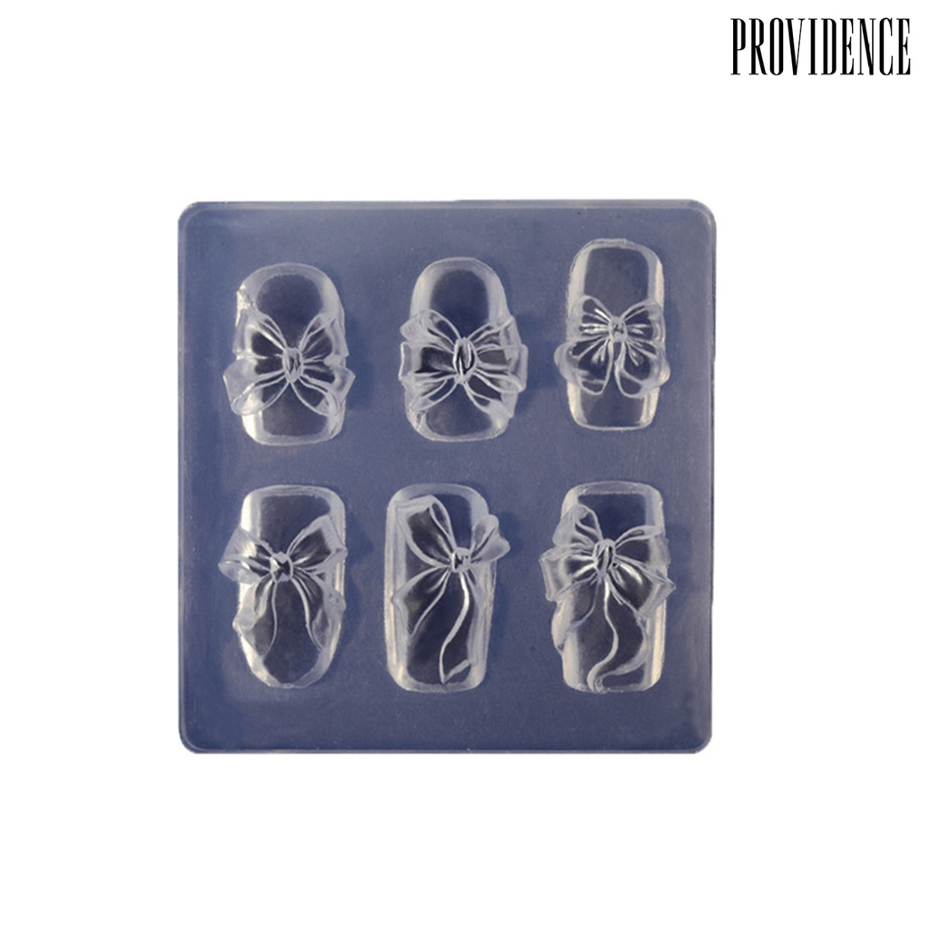 Providence Cetakan Kuku Tebal Tiga Dimensi Bentuk Pita Untuk Salon
