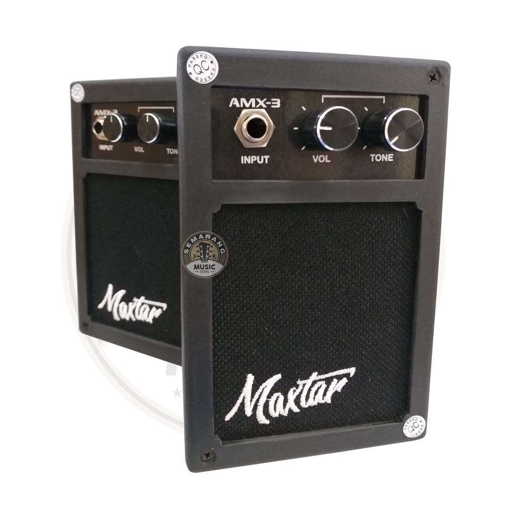 ORIGINAL!!! Ampli Gitar Maxtar AMX-3 Amply Gitar Mini Amplifier Speaker 3&quot; inch Original