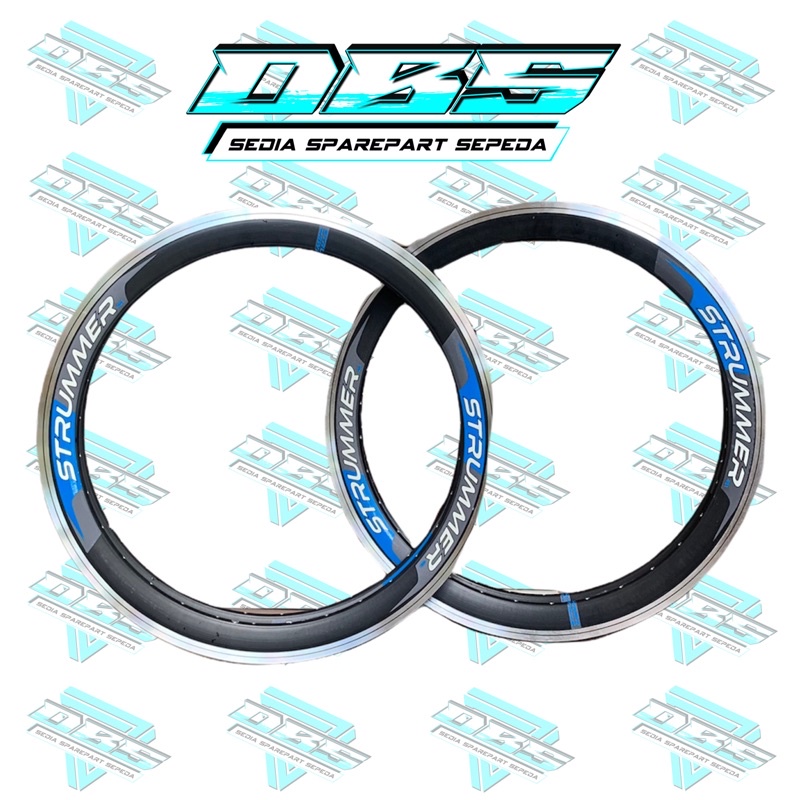 VELG STRUMMER 20 451 32HOLE 4CM V BRAKE RIMS 20 BALAP