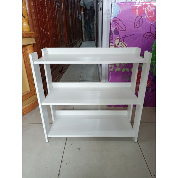 meja tv. meja serbaguna. rak serbaguna. rak sepatu. rak tv. susun 3 kayu. minimalis