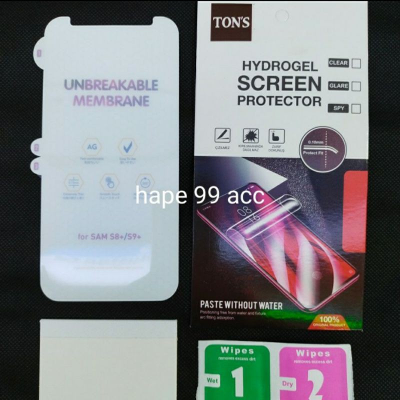 Samsung s8 plus s9 plus anti gores hydrogel matte screen protector