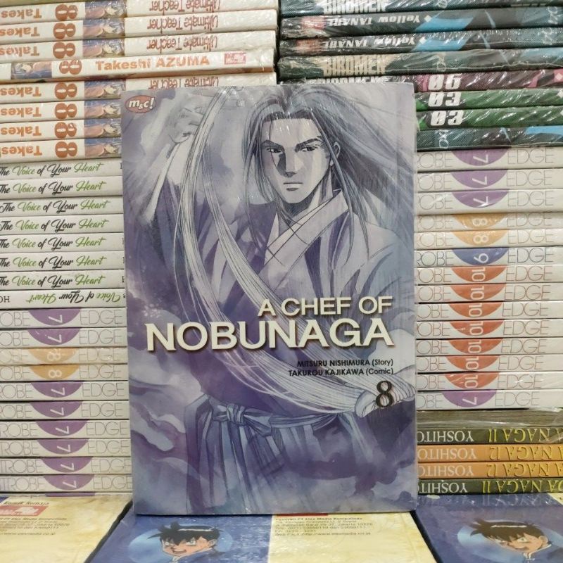 Komik baru &amp; original segel - a chef of nobunaga  vol 5,8,9