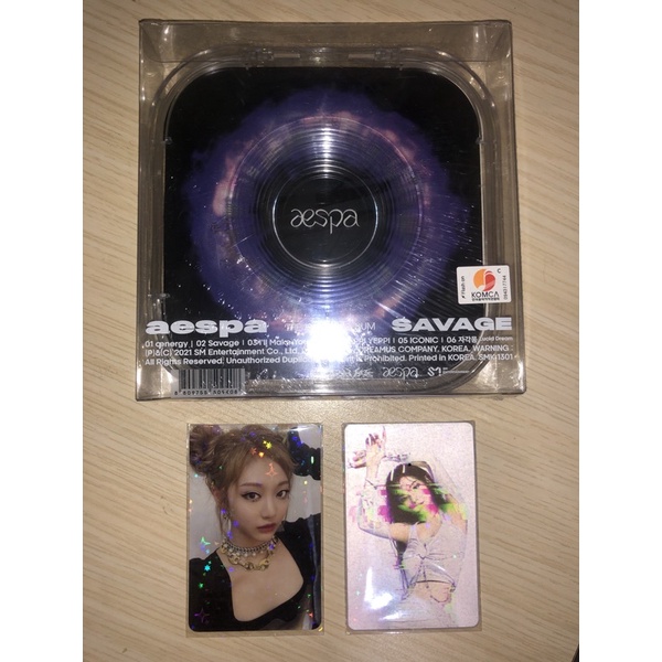 Aespa First Mini Album Case P.O.S Karina Lenticular Ningning Hallucination Quest Pc