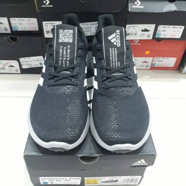 ADIDAS SENSEBOUNCE + STREET M, EF0329 (ORIGINAL BNIB) M998, BLACK, GREY, WHITE (2p)