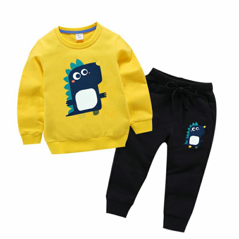 VGN SETELAN SWEATER DINOS / FASHION ANAK / SETELAN