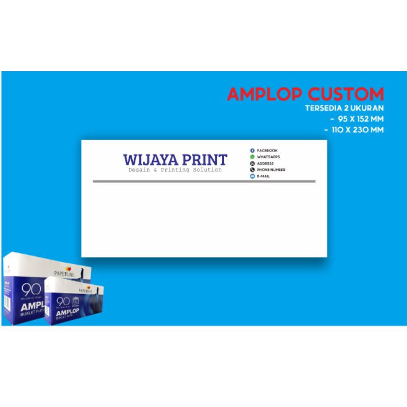 

CETAK AMPLOP CUSTOM | AMPLOP INSTANSI