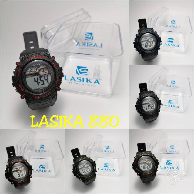 Jam tangan digital Remaja Sporty water Resist Lasika 880