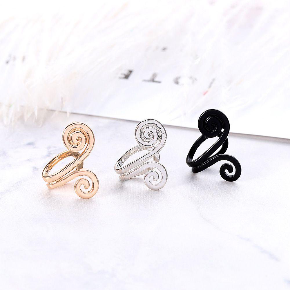 Anting Manset Nanas Fashion Pesta Unisex Tanpa Tindik