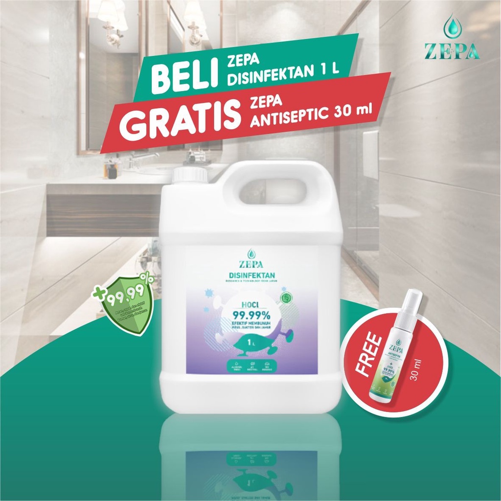 Disinfektan ZEPA HOCl - 1 Liter