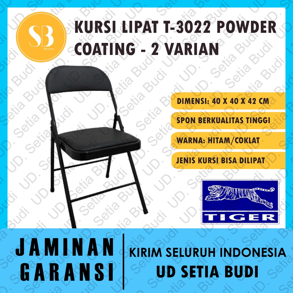 Kursi Lipat Tiger T-3022 POWDER COATING