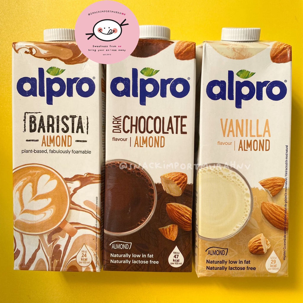 Alpro Barista / Dark Chocolate / Vanilla Almond / Schokolade / Original Soya / Vanilla Soya