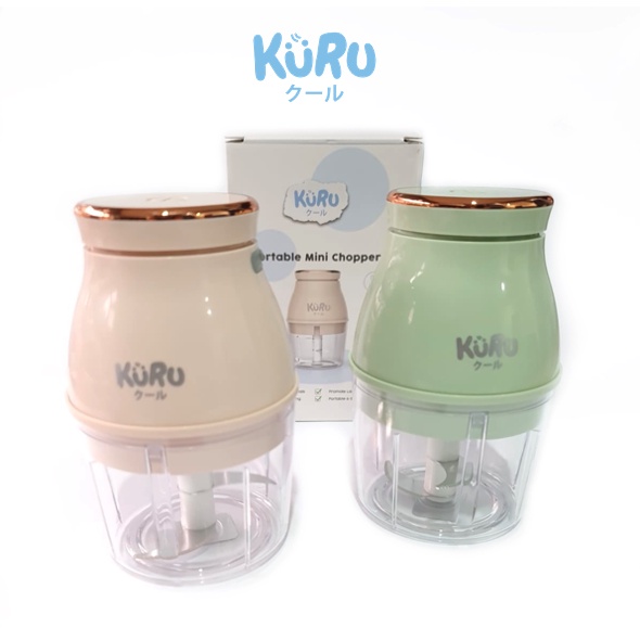 KURU FC2001 Electric Food Chopper Blender Makanan Bayi MPASI Elektrik