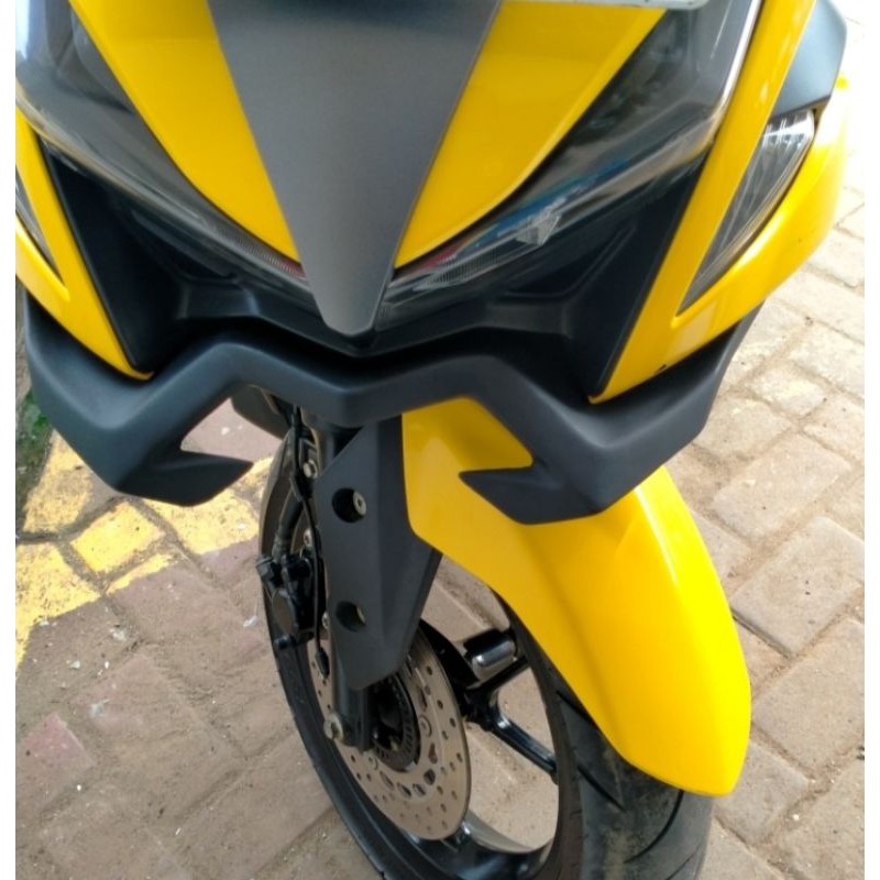 Winglet Aerox Warna Hitam Doff ( mx king,old,new r15,v1,v2,v3 vario,125,150 aerox, cbr,faclift,k45 )